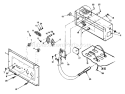 Part Location Diagram of 77060 Generac Control Panel Assy